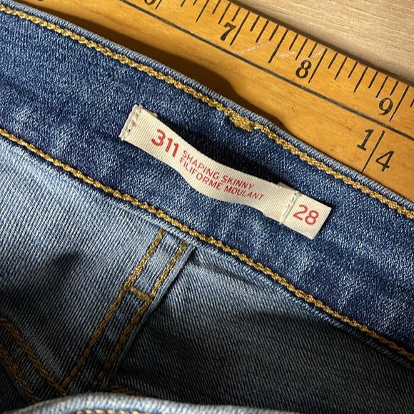 Levi's Blue Denim Shaping Skinny 311 Size 28. GUC.‎ - Picture 6 of 8